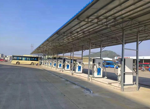 廣西賀州富川汽車充電站120kw160kw充電樁項目案例(圖3)